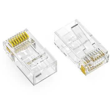InstallerParts Cat6 RJ45 Plug, 100 Pack