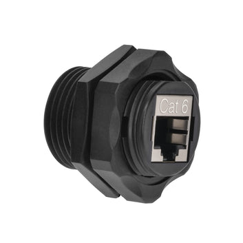 InstallerParts Cat.6 Shielded Panel Mount Bulkhead Coupler