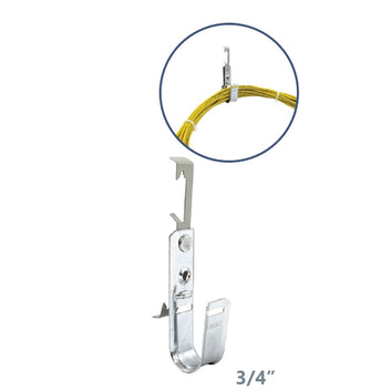 InstallerParts Multi-Function Batwing J-Hook With Flange Clip, Cable Support