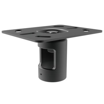 Ceiling TV mount bracket in black