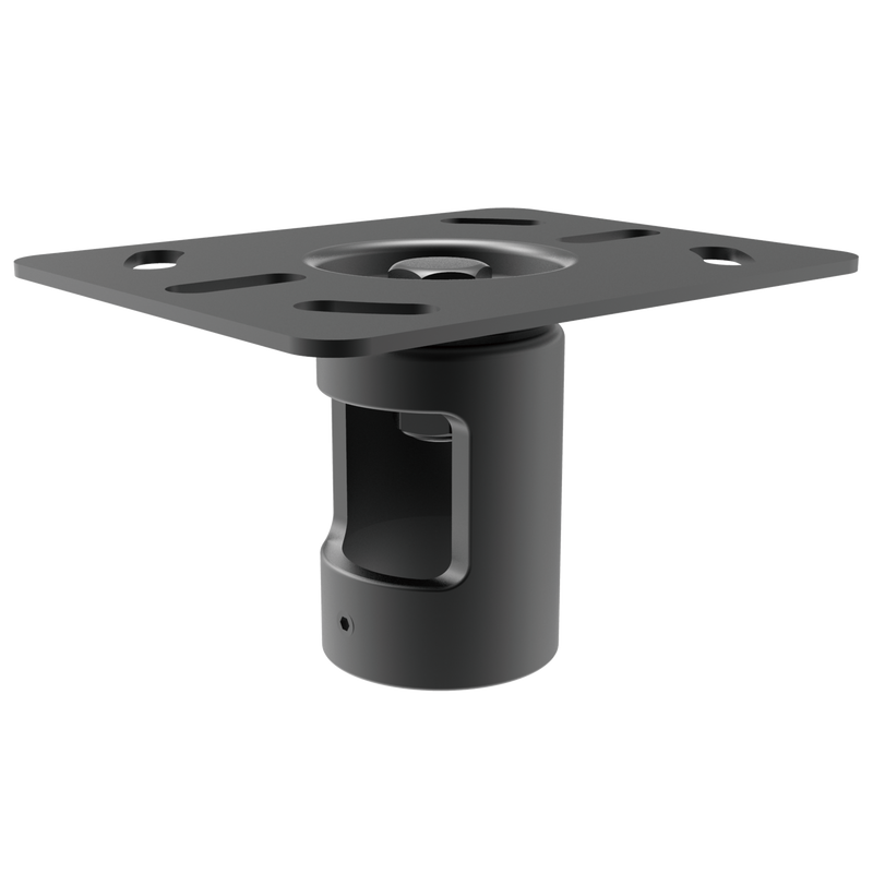 Ceiling TV mount bracket in black