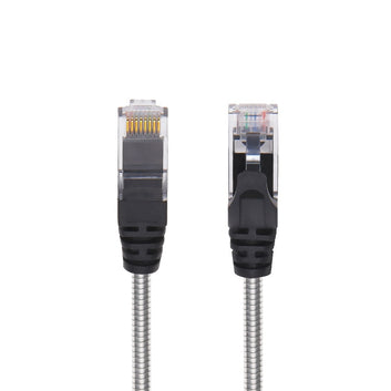 InstallerParts Cat.6A Patch Cable Armored, 28AWG, Slim