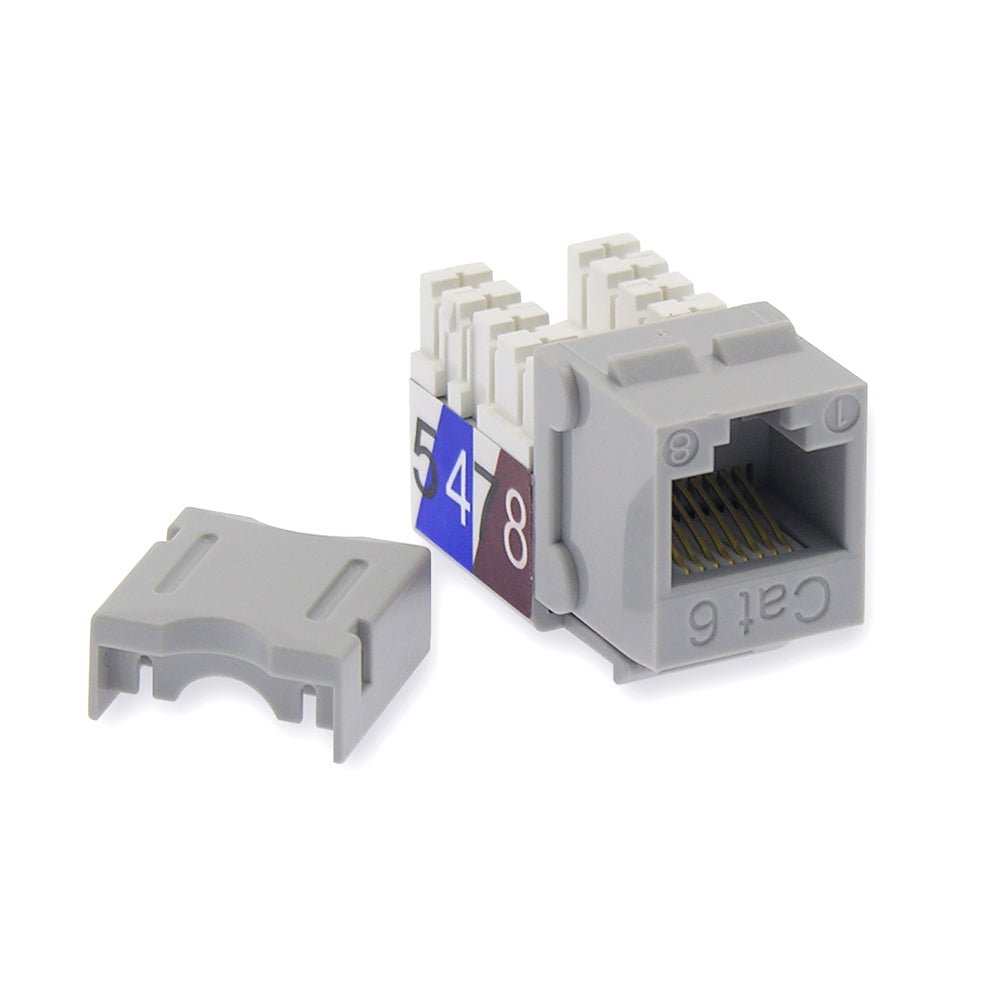 Keystone For Rj45 InstallerParts Cat.6 RJ45 110 Type Keystone Jack - High-Speed Network