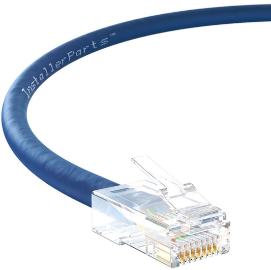 Ethernet Patch Cable CAT5E Cable UTP Non-Booted - Blue - Professional Series - 1Gigabit/Sec Network/Internet Cable, 350MHZ