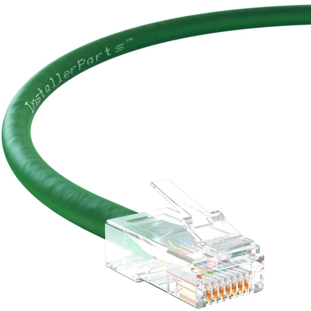 Ethernet Patch Cable CAT6 Cable UTP Non-Booted - Green - Professional Series - 10Gigabit/Sec Network/Internet Cable, 550MHZ